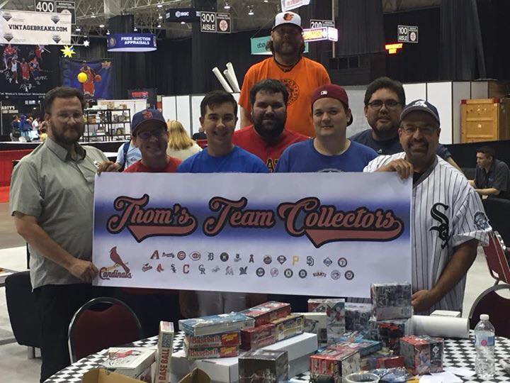 The Team Collectors at the National Sports Collectors Convention in Cleveland